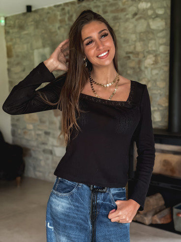 Blouse Zoraya - noir Blouse Zoraya - noir
