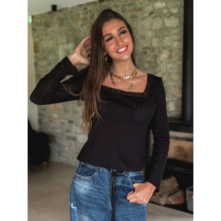 Blouse Zoraya - noir