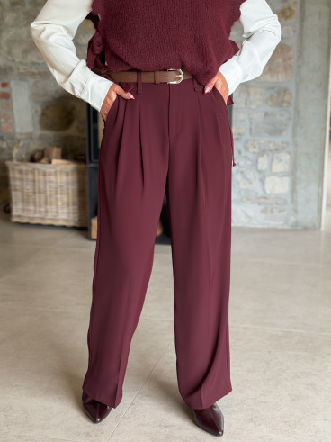 Pantalon Milane - Bordeaux Pantalon Milane - Bordeaux
