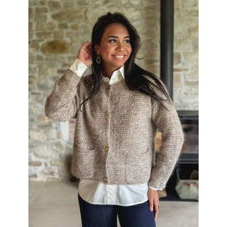 Gilet Théona -  taupe
