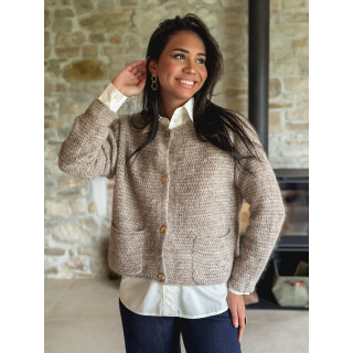 Gilet Théona -  taupe