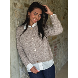 Gilet Théona -  taupe