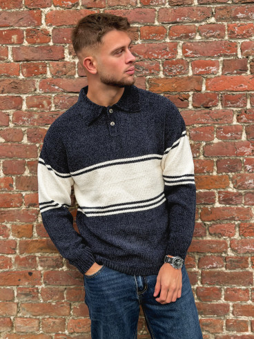 Pull Timo - Bleu marine