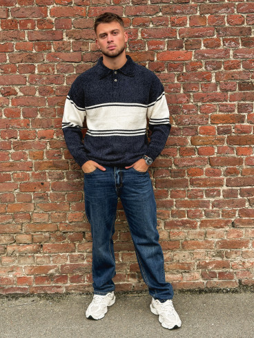 Pull Timo - Bleu marine