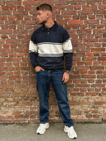 Pull Timo - Bleu marine