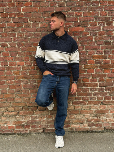 Pull Timo - Bleu marine