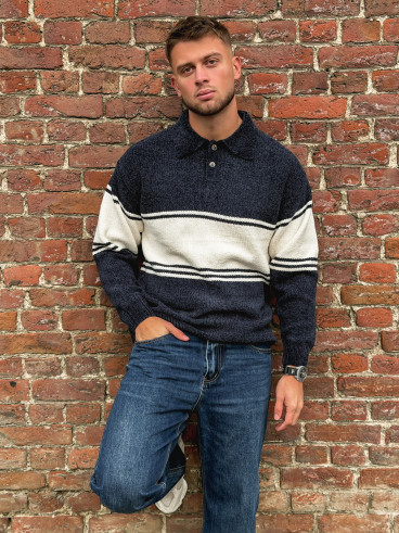 Pull Timo - Bleu marine