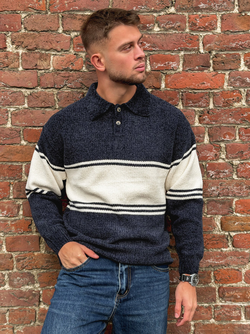 Pull Timo - Bleu marine