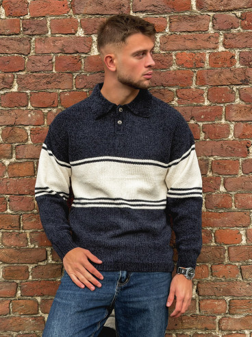 Pull Timo - Bleu marine
