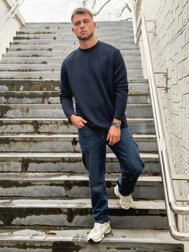 Pull Manuel - Bleu marine