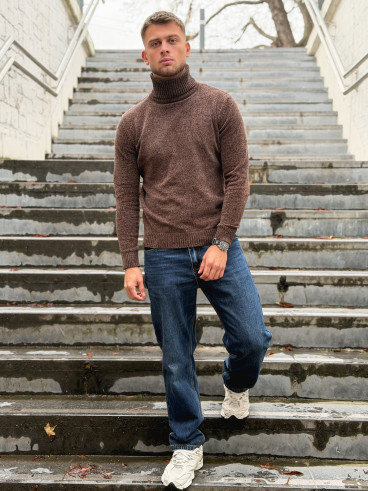 Pull Henri - Chocolat