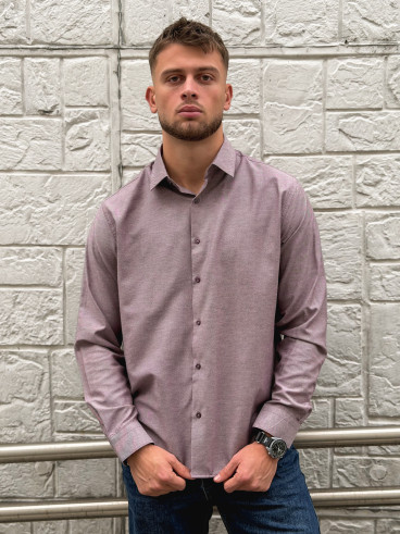 Chemise à carreaux Edouardo - Bordeaux