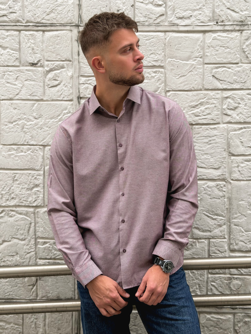 Chemise à carreaux Edouardo - Bordeaux