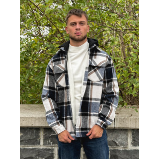 Surchemise à carreaux Gunther - Bleu/Blanc