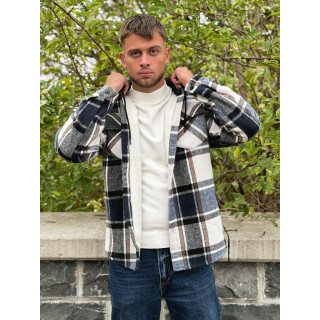 Surchemise à carreaux Gunther - Bleu/Blanc