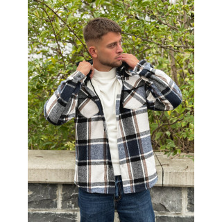 Surchemise à carreaux Gunther - Bleu/Blanc