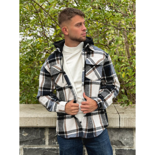 Surchemise à carreaux Gunther - Bleu/Blanc