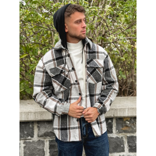 Surchemise à carreaux Gunther - Noir/Blanc