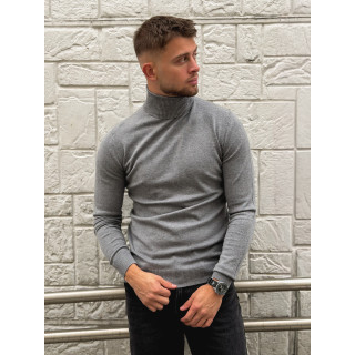 Pull col roulé Gaspard - Gris