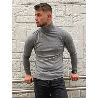 Pull col roulé Gaspard - Gris