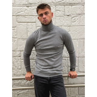 Pull col roulé Gaspard - Gris