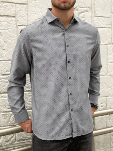 Chemise à motifs Diego - Gris Chemise à motifs Diego - Gris