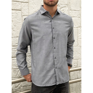 Chemise à motifs Diego - Gris