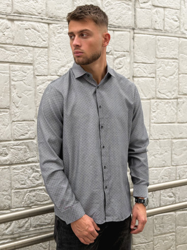 Chemise à motifs Diego - Gris Chemise à motifs Diego - Gris