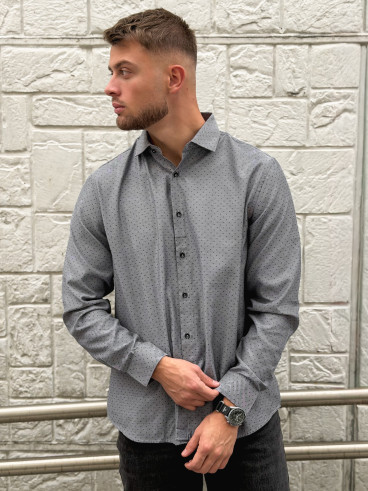 Chemise à motifs Diego - Gris Chemise à motifs Diego - Gris