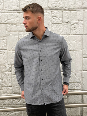 Chemise à motifs Diego - Gris Chemise à motifs Diego - Gris
