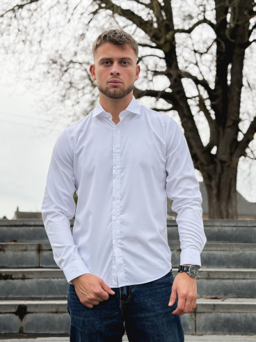 Chemise Parme - Blanc
