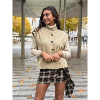 Gilet sans manches Runa - Sable