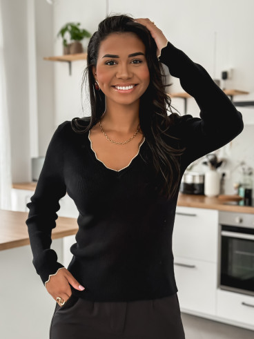 Pull Naëllie - Noir Pull Naëllie - Noir