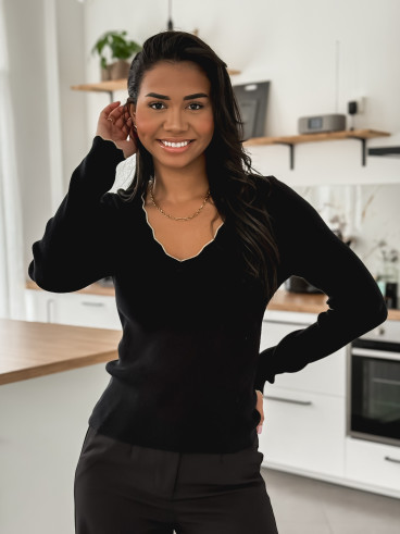 Pull Naëllie - Noir Pull Naëllie - Noir