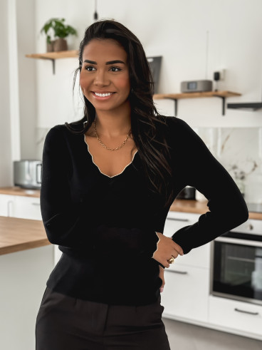 Pull Naëllie - Noir Pull Naëllie - Noir