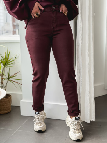 Jeans Siloé - Bordeaux