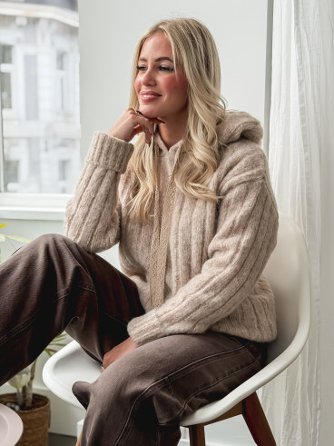 Pull Mathéa - Taupe Pull Mathéa - Taupe