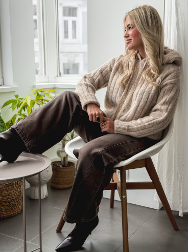 Pull Mathéa - Taupe