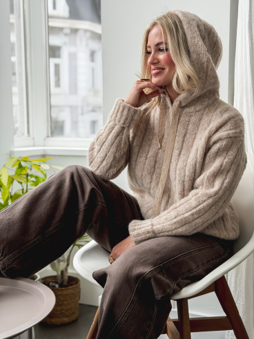 Pull Mathéa - Taupe Pull Mathéa - Taupe