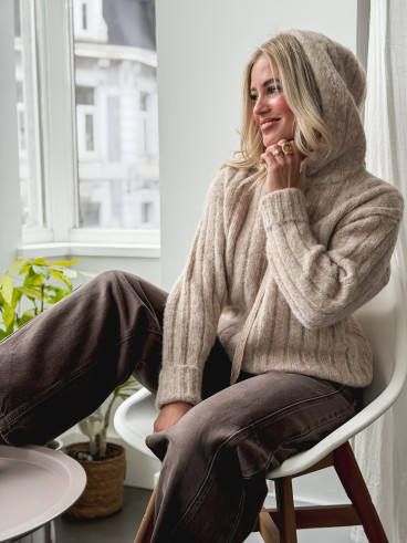 Pull Mathéa - Taupe Pull Mathéa - Taupe