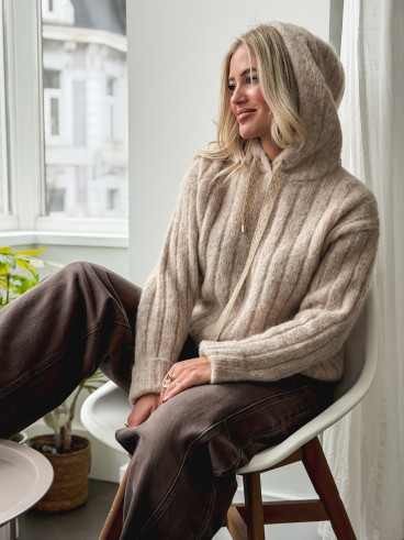 Pull Mathéa - Taupe Pull Mathéa - Taupe