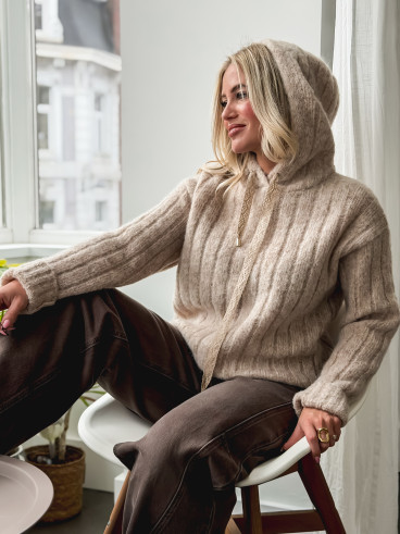 Pull Mathéa - Taupe Pull Mathéa - Taupe
