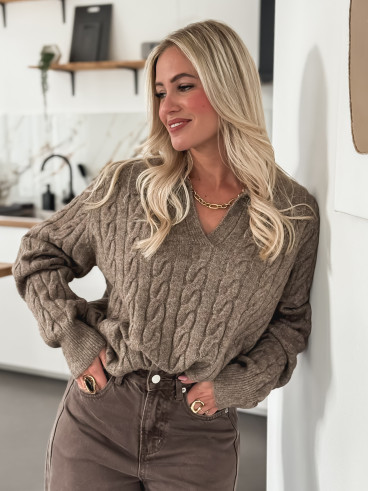Pull Alyana - Taupe