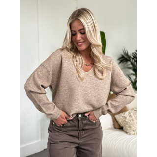 Pull Ondelina - Taupe