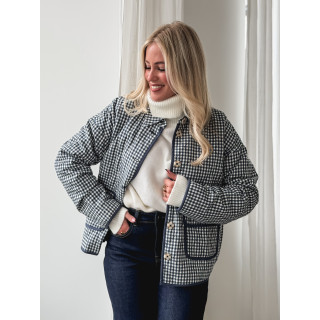 Veste à carreaux Zyliah - Bleu