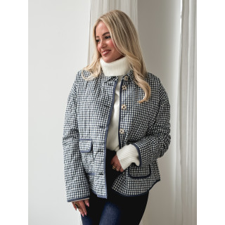 Veste à carreaux Zyliah - Bleu