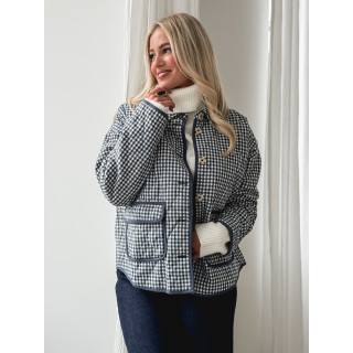 Veste à carreaux Zyliah - Bleu