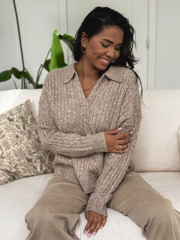 Pull Kaia - Taupe