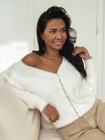 Gilet Nayara - Blanc Gilet Nayara - Blanc