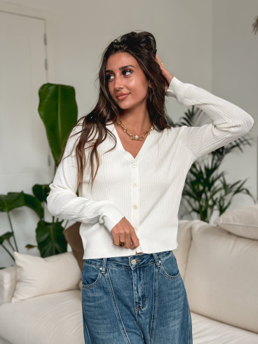 Gilet Lucciana - Blanc